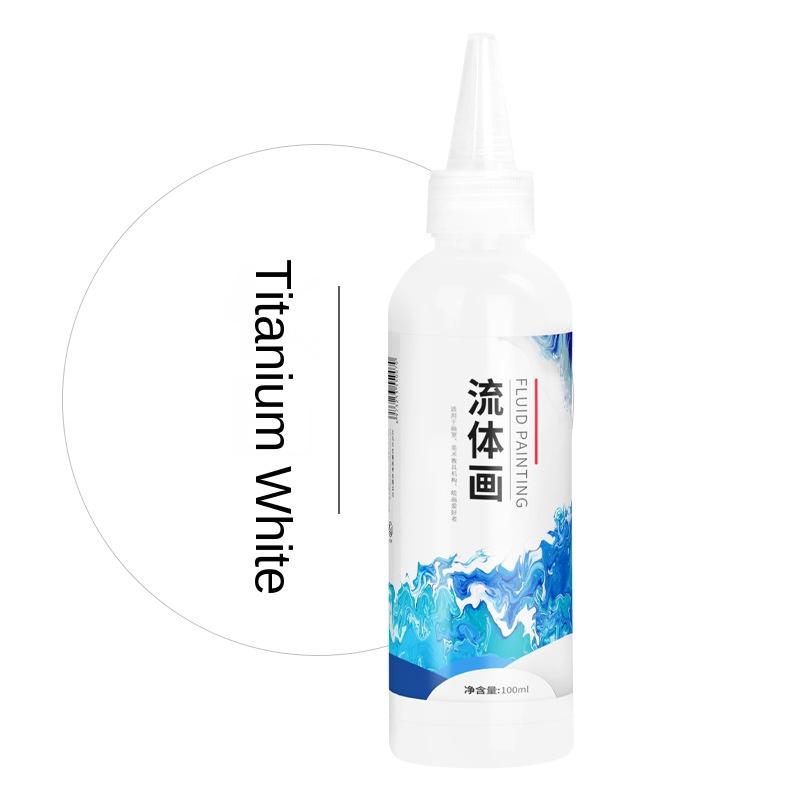 New DIY Paint Fluid Animal Bear Rabbit Lucky Dragon White Hand Painted Home Decoration Doll Toy Statue Deposit Can Handmade Gift