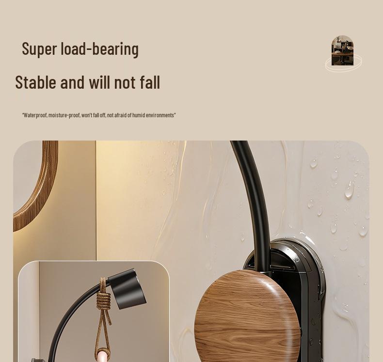 Suction Cup Hair Dryer Wall Mount - No-Drill Holder for Bathroom