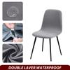 Waterproof Shell Chair Cover Short Back Chair Covers Adjustable Dining Room Seat Covers For Kitchen Home Furniture Protector