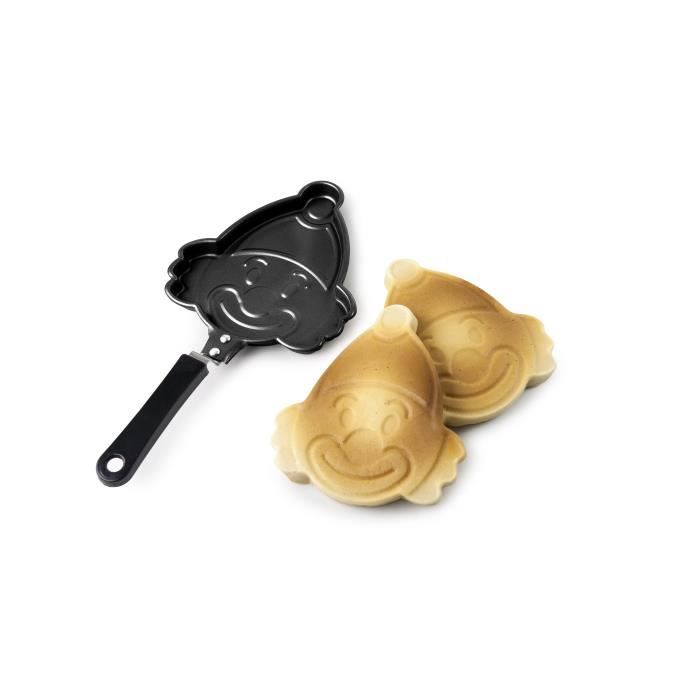 Poêle - Moka - Clown - 15 x 18 cm - Acier anti-adhérent - Compatible tous feux