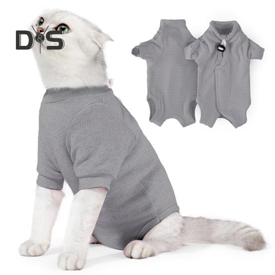 Cat Neutering Suit Pet Weaning Suit Surgery Recovery Clothes Anti Licking Kitten Jumpsuit Breathable Pet Sterilization Vest