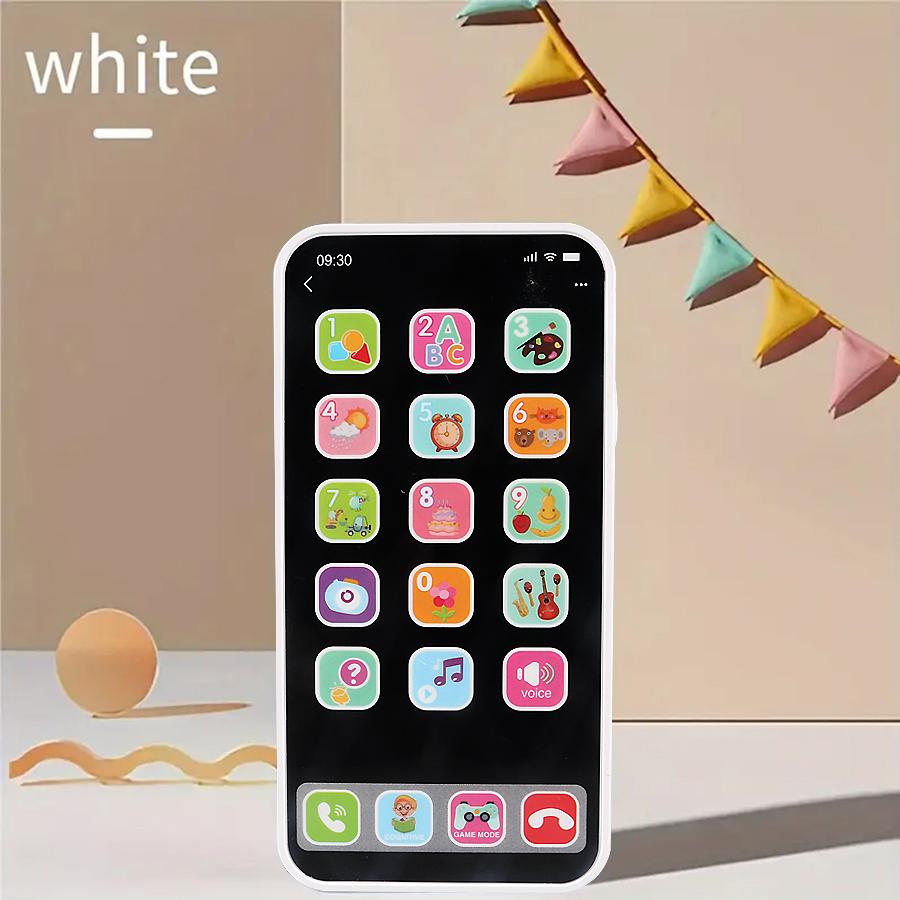 

Children s Smartphone Toys Music Early Education Mobile Phone Models Simulated Apple Mobile Phones Sound and Light Story Machine