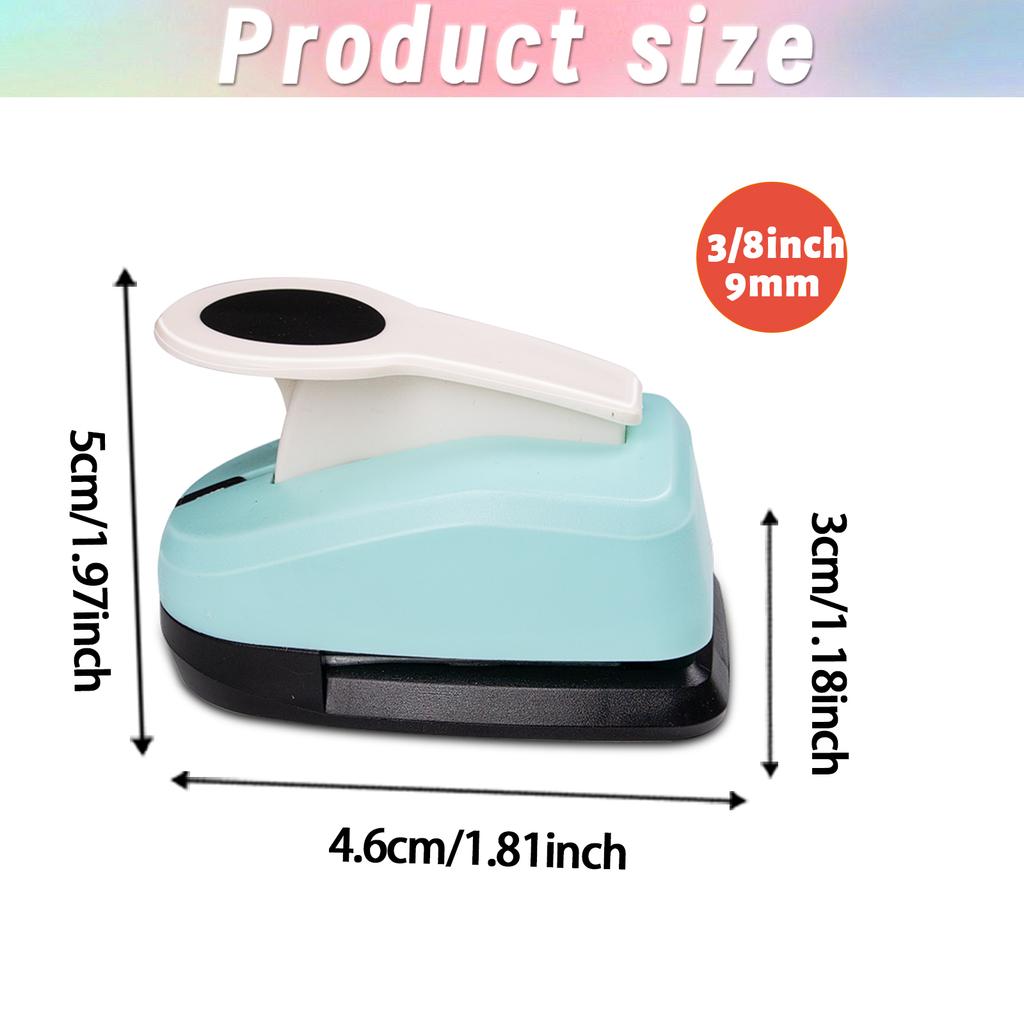 Circle Cutters Paper Hole Punch Cutter Tool Set 2 inch 50mm 38mm 25mm 16mm 9mm Circle Shapes Hole for card making scrapbooking