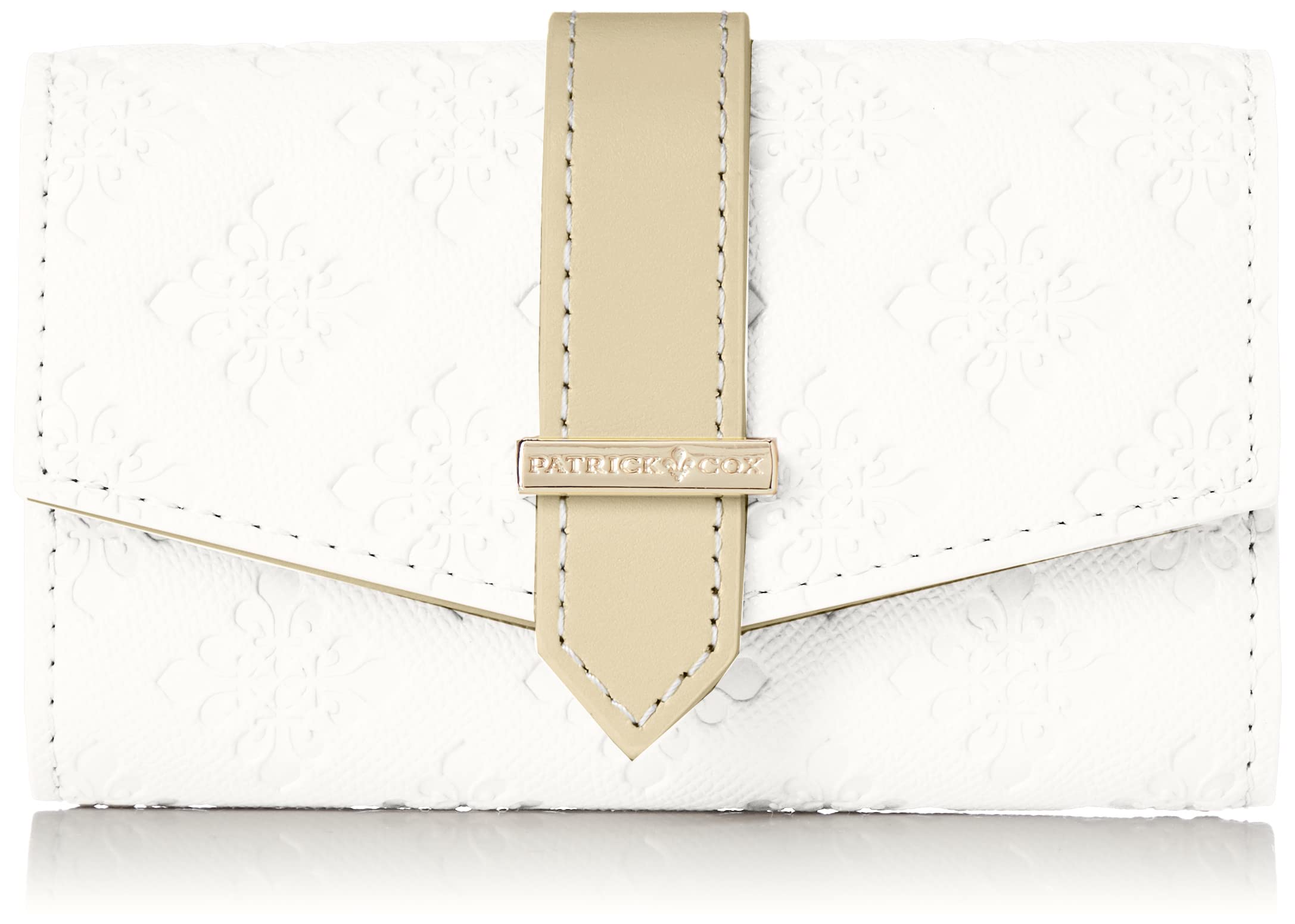 

Patrick Cox Key Case with Colored Belt, White