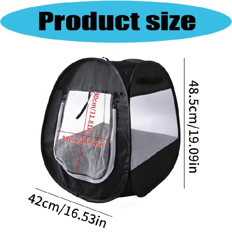 Foldable Pet Tent Portable Dogs Sun Protecting Portable Indoor/Outdoor Sunshades Fence with Ventilation Window