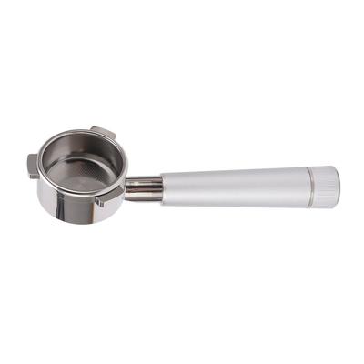 Kaffee-Siebträger Edelstahl Bodenlos 54mm 3 Ohren Kaffeemaschine Zubehör für Breville 8