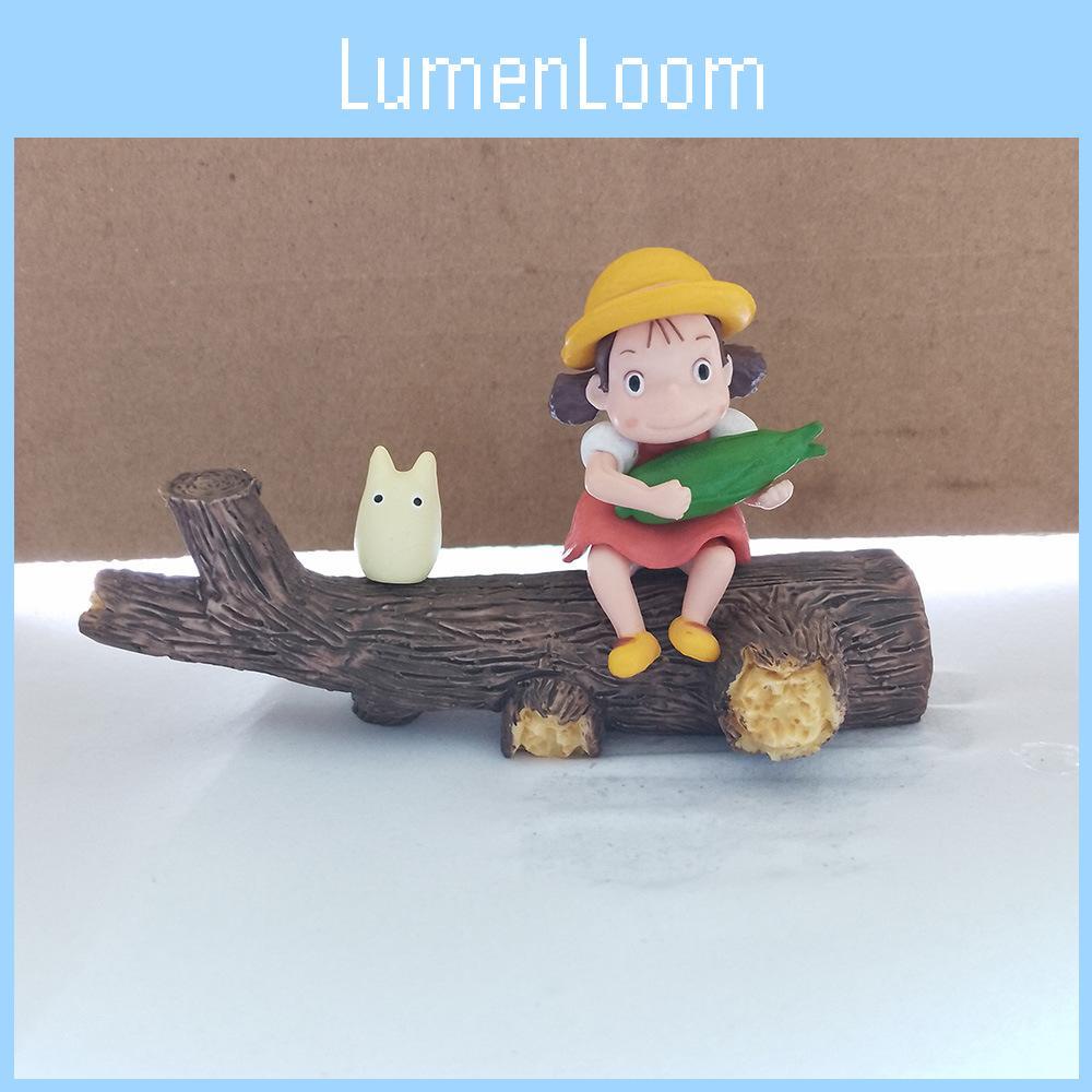 Cartoon My Neighbor Totoro Mei Sitting Figurine Pvc Animal Decor For Gift And Home Decor