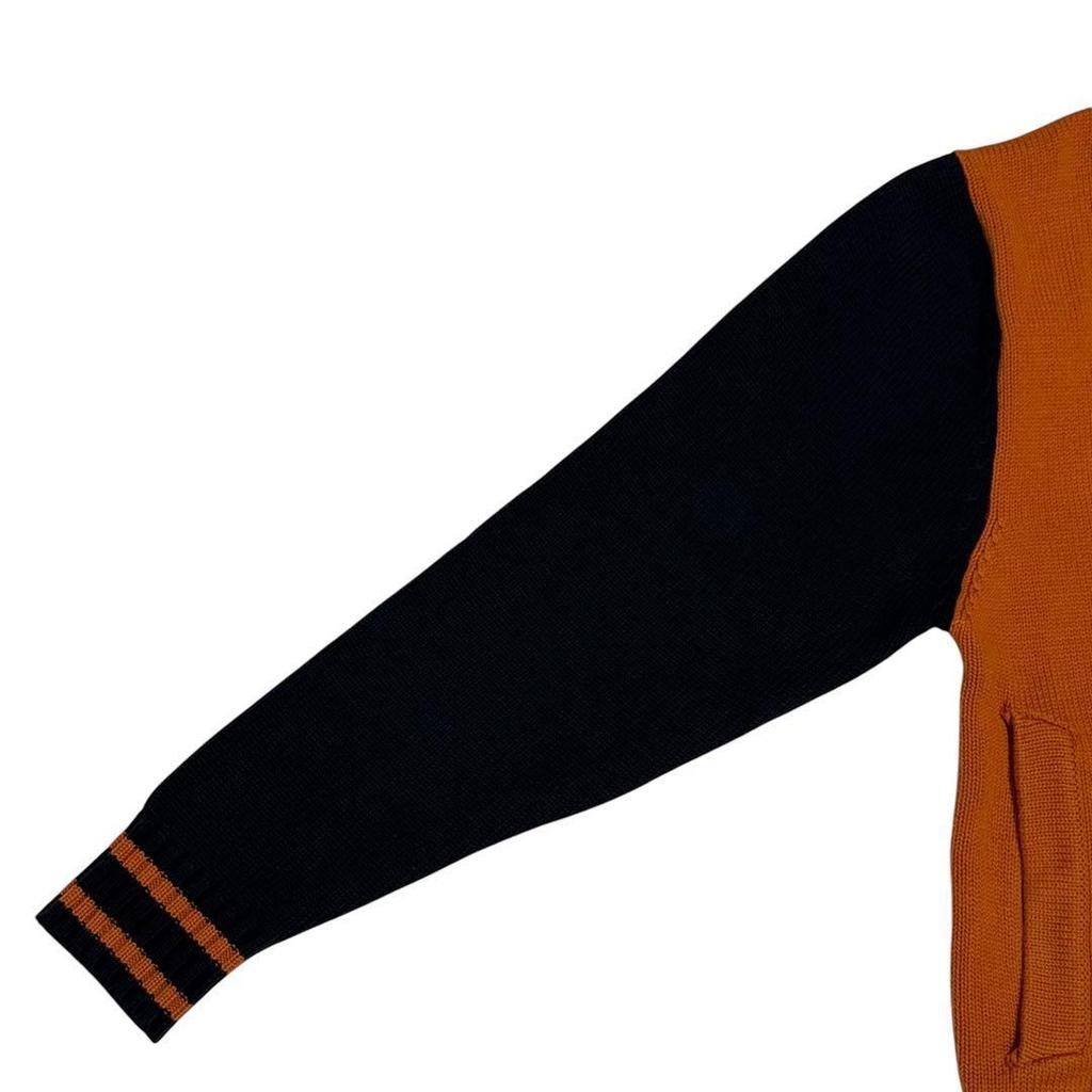 Used PELLE PELLE Shawl Collar Knit XL Embroidery Patch Y2K