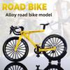 Simulation Mountain Bike Toy Racing Metal Road BMX Bike Model Mini Bicycle Model  For Children