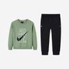 Nike Kids' Fleece-Lined Long-Sleeve Tee & Sweatpants 2-Piece Set