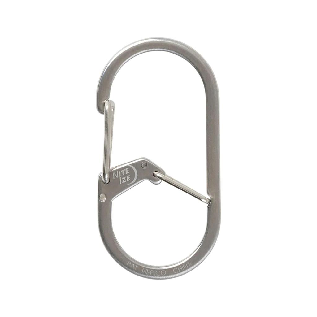 NITEIZE G Carabiner #2 Stainless Silver Small