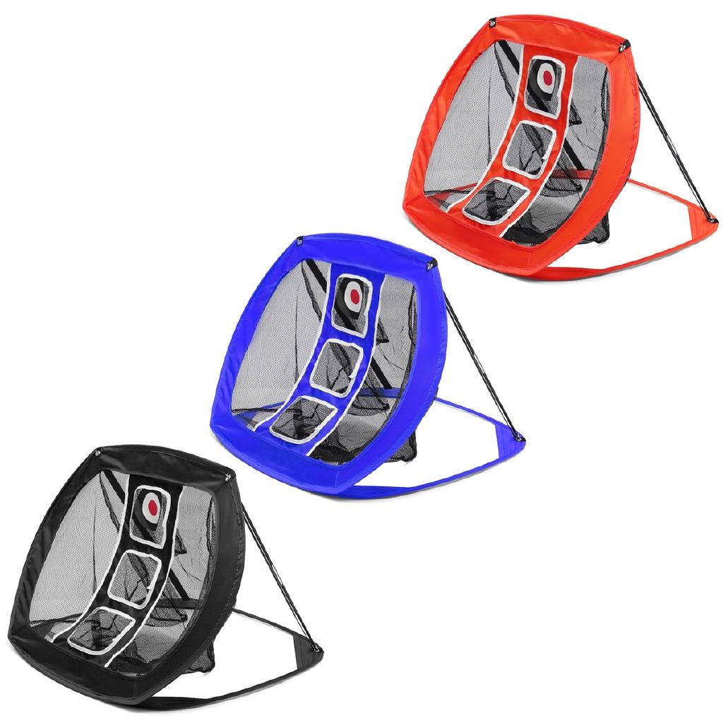 Nylon Golf Übungsnetz Golf Outdoor Indoor Chipping Pitching Käfige Tragbare Golf Übungstrainingshilfen Einfaches Netzequipment Neu
