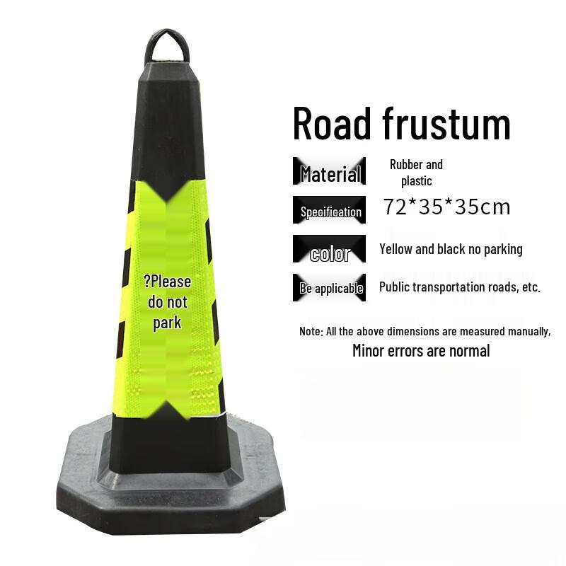 Brangdy Reflective Square Traffic Cone