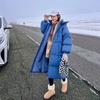 Over-knee Cotton-padded Clothes Women's Winter Thickened Cotton Clothes Loose Long Top Korean Version Jacket