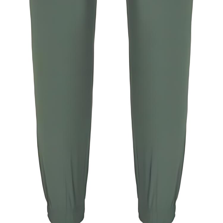 Reebok Solid Color Mid-Rise Tapered Knit Sports Pants Men bottoms Dark-Green 23RMS605MGL1