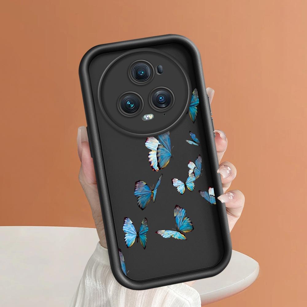Soft Silicone Square Ladder Printing Pattern Phone Casing Full Cover Camera Shockproof Protection Rubber Case for Huawei Honor