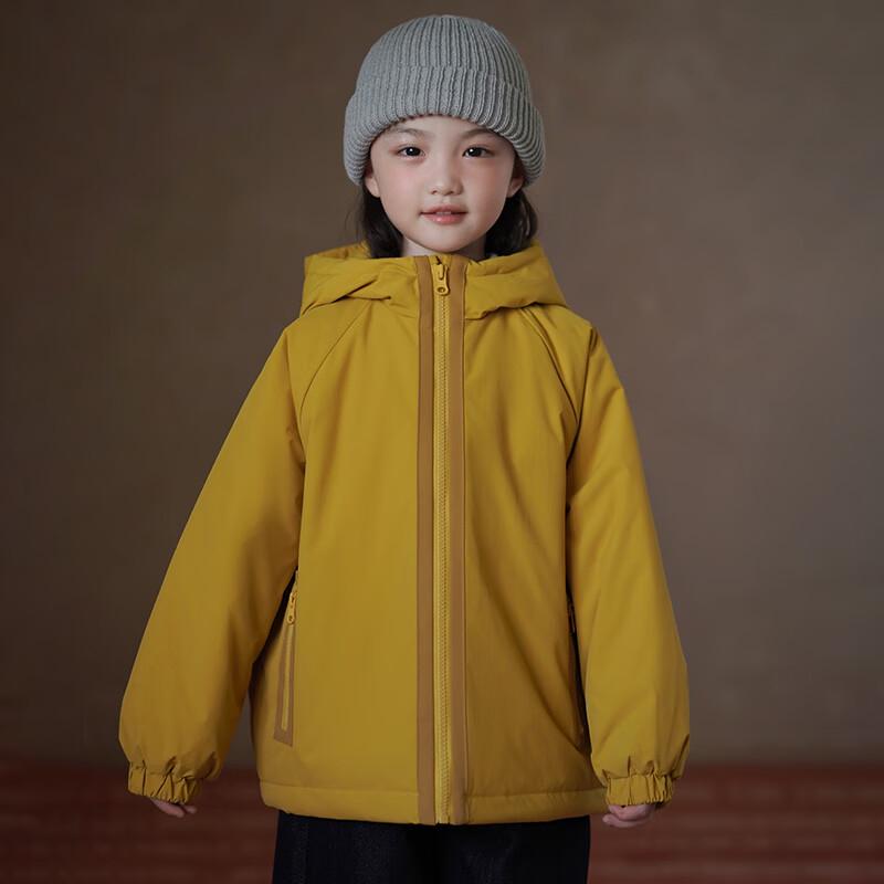 hacikis Kids  Unisex Thicken Hooded Outdoor Winter Coat 160