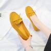Women's Bean Shoes Spring and Autumn New European and American Bow Flat Single Shoes Round Toe Pregnant Women's Shoes