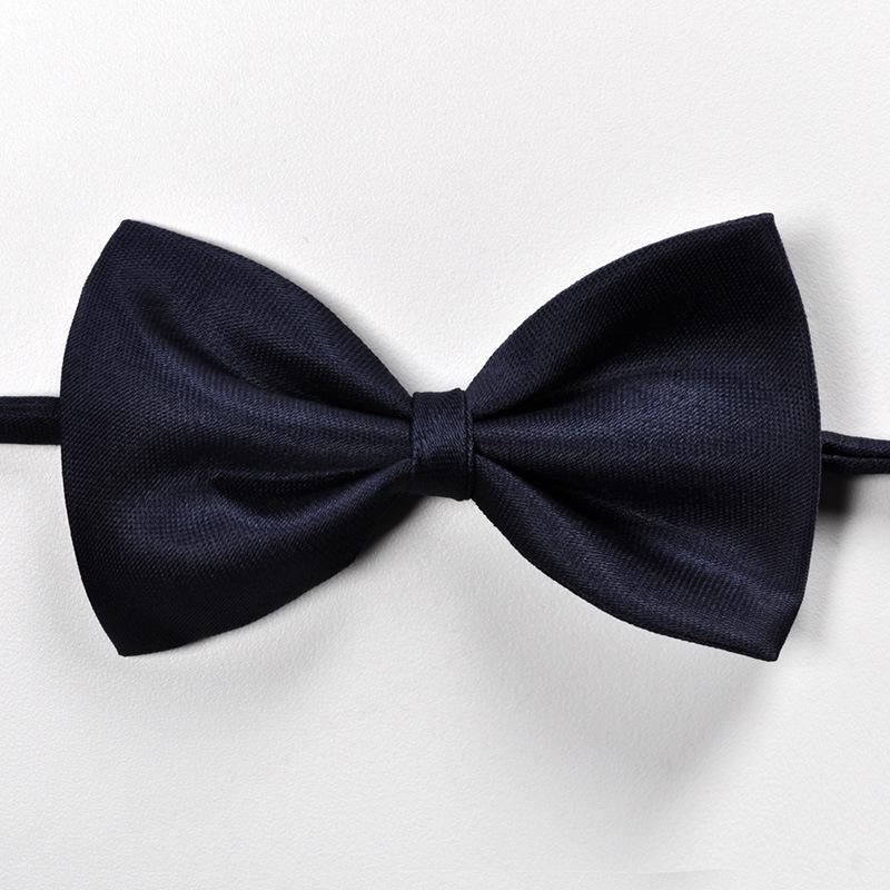 British Korean Style Red Black Men's Bow Single Layer Bow Tie