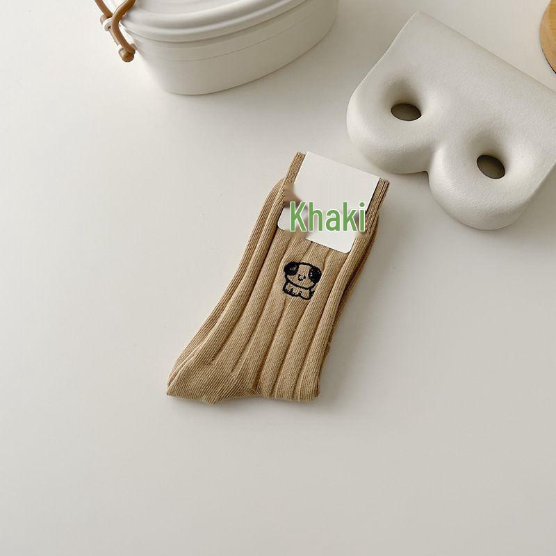 

Женские гольфы до середины икры - Модная осенне-зимняя однотонная спортивная серия One Size Nude Socks