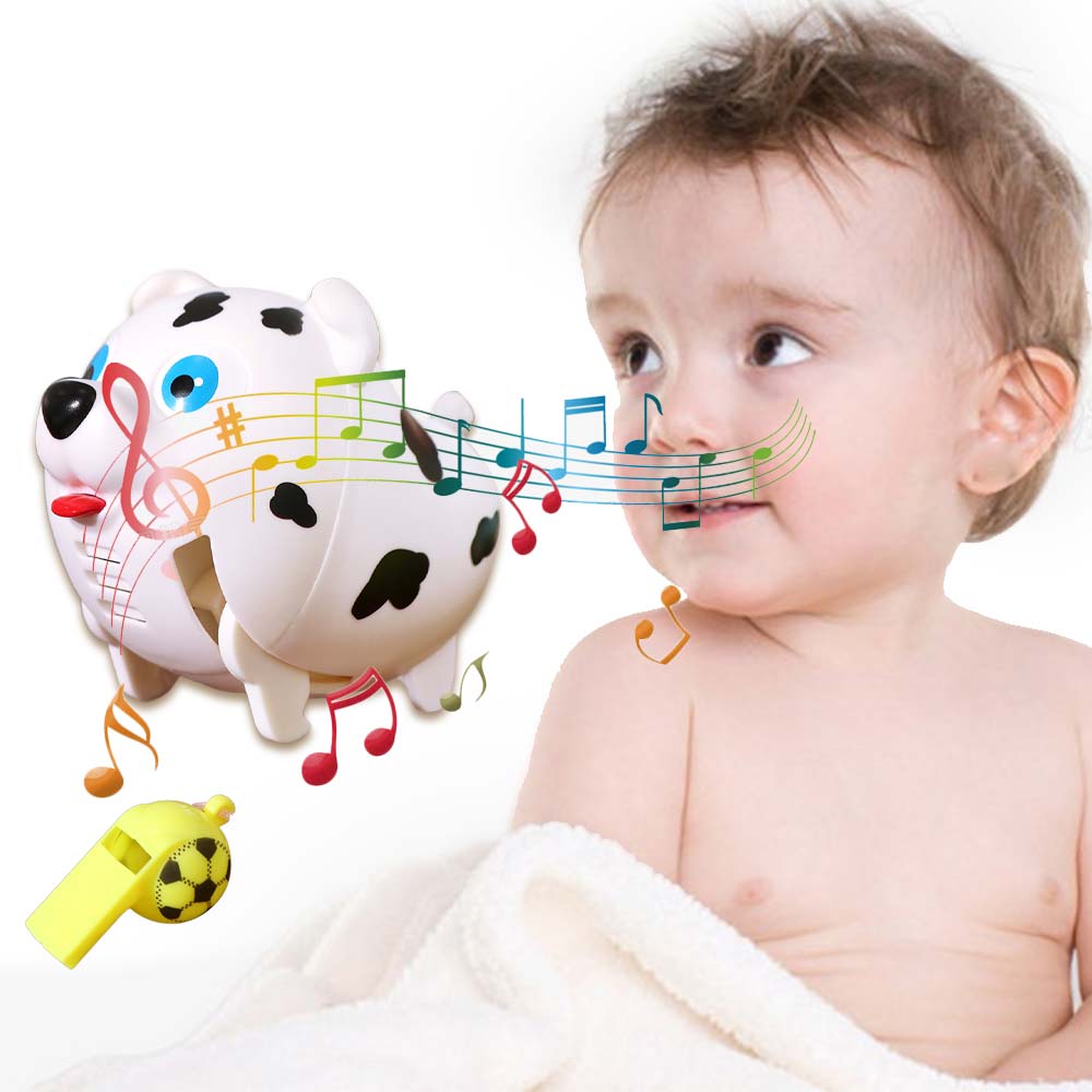 Voice-activated Voice Control Dog Toy Blow Whistling Walking Dog Toy  Birthday Gift