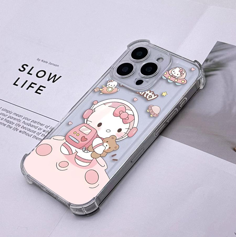 KT Cat Apple iPhone Case (iPhone 15/14/13/12/11 Pro) - Cute, Drop-proof, Hot Selling.