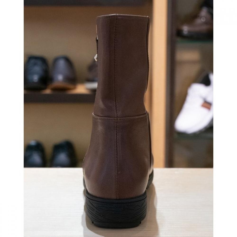 Vainer Women S Brown Fur bootS 041a