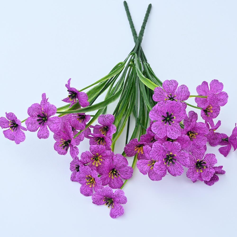 

2pcs 31cm Artificial Eucalyptus Violet Simulation Plants Leaves Floral Arrangement Fake Flowers Bridal Bouquets Party Supplies фиолетовый