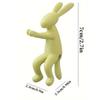 3Pcs Cute Rabbit Monkey Plant Stakes Plant Support Stand Hydroponic Stabilizer Plastic Holders For Seedlings Stems And Cuttings