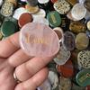 Inspirational Stones Highly Polished Natural River Rock Faith Stone DIY Rocks for Engraved Inspirational Polished Garden Stones