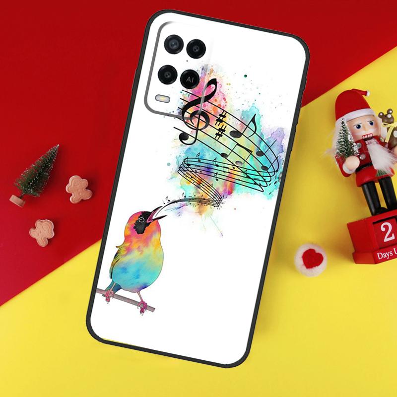 Musical Music Note Case For Oppo A5 A6 Pro A15 A57 A17 A54 A74 A94 A76 A16 A96 A40 A60 A80 A18 A38 A58 A78 A98