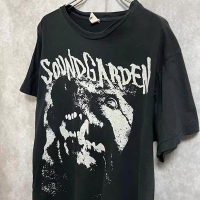 Soundgarden Live On 2011 Band Schwarz Klassischer Stil Unisex T-Shirt Nachdruck S5XL Unisex T-Shirt