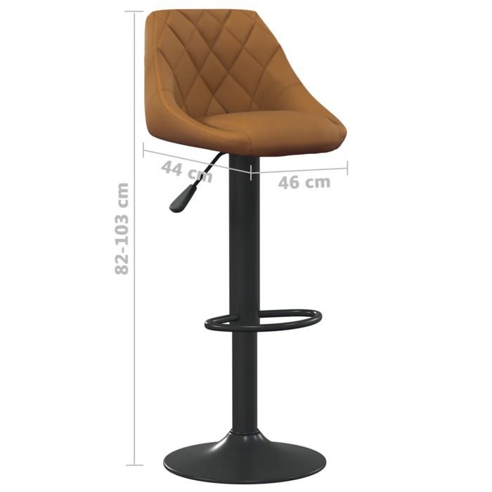 VidaXL Bar Stool Swivel Seat Bistro Counter Chair Pub Stool Counter Seat Bistro Chair Seat 335336