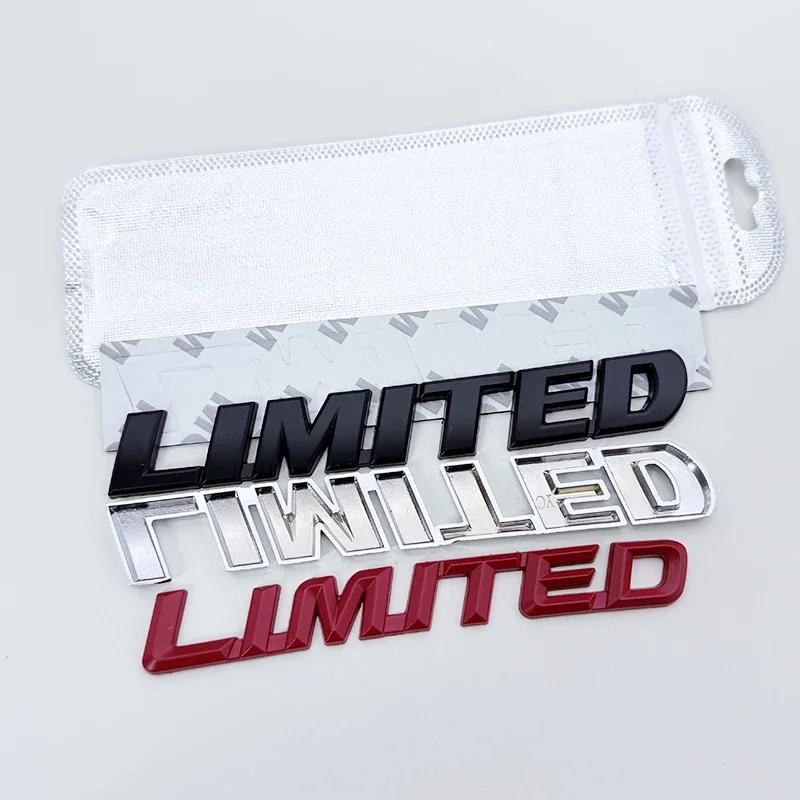 3D Metal Logo 4X4 Badge Limited Emblem For Toyota Highlander 4runner Rav4 Prius Tundra Jeep Car Fender Side Rear Trunk Sticker