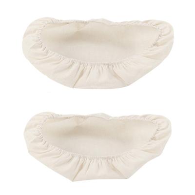 4 Stück Elastische Fermentiertuch Schüsselabdeckungen Dehnbarer Baumwollleinen Deckel für Brotzubereitung und Lebensmittelkonservierung