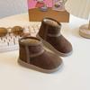 Girls Snow Boots 2025 Winter New Children's Velvet Warm Boys Cotton Boots Baby Soft Sole Non-slip Large Cotton Shoes
