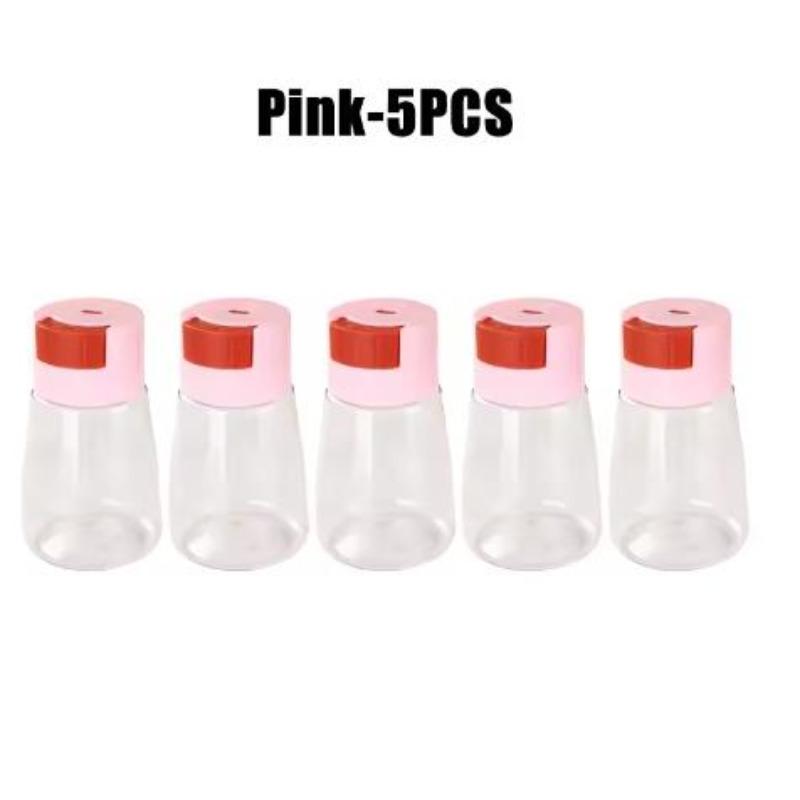 Kitchen Salt and Pepper Shakers Precise Quantitative Push Type Seasoning Shaker Press Type Salt Dispenser Spice Dispenser Sealed