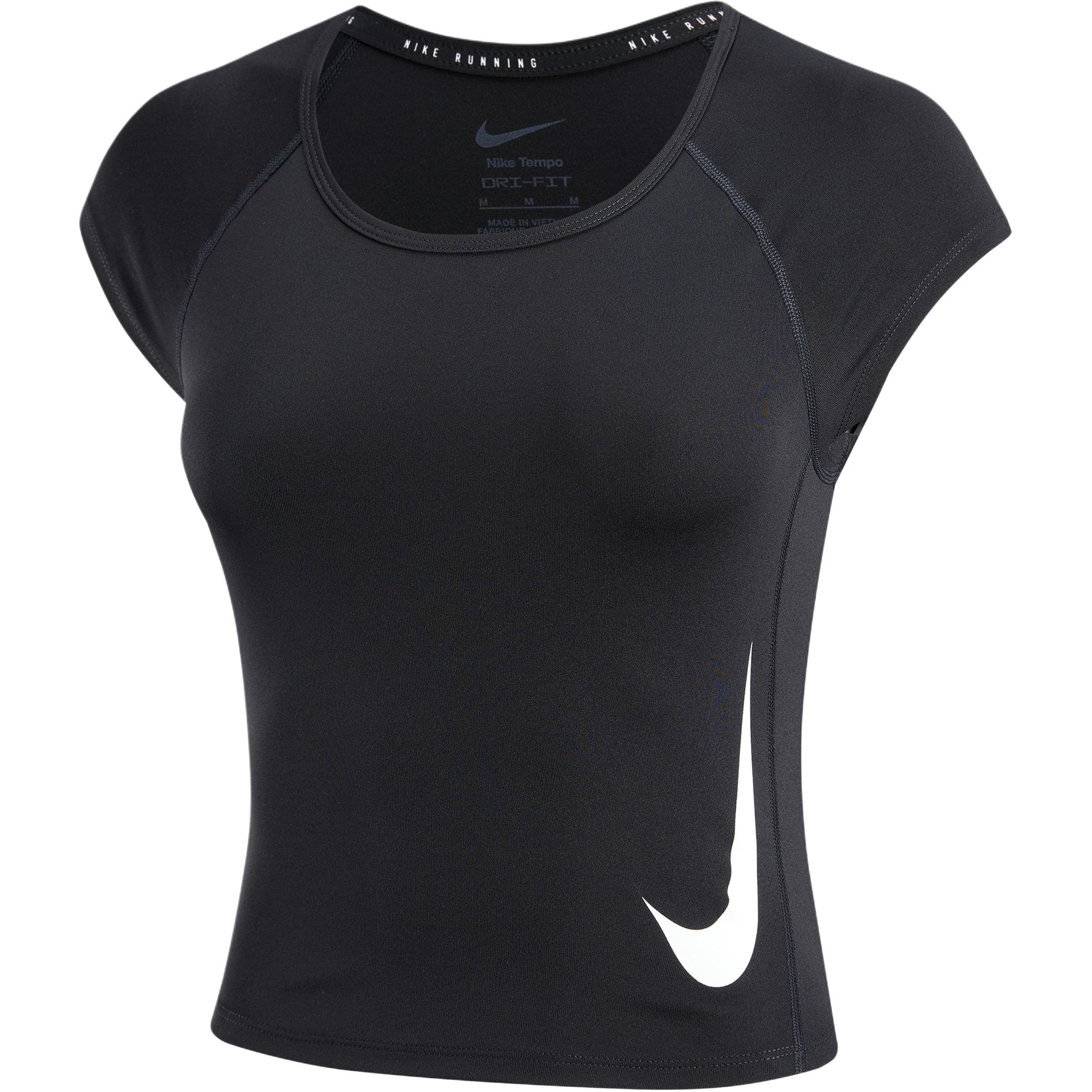 Nike Dri-Fit Tempo Running Crew Neck Slim Fit Quick Dry Top Women tops II5520-010 M