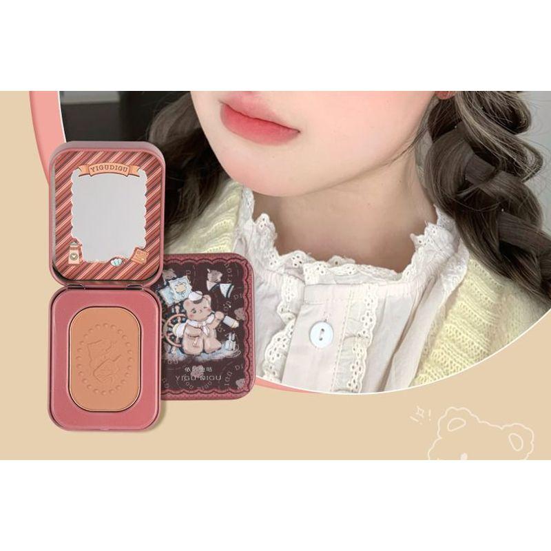 YIGU DIGU - Sailing Series Retro Metal Box Blusher - 6 Colours