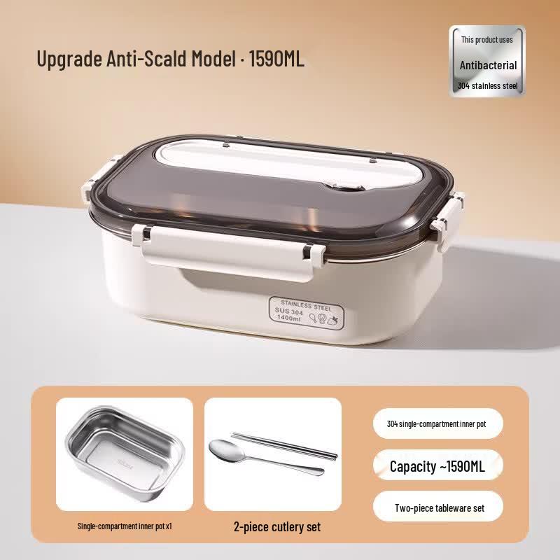 He Baifu Stainless Steel Microwaveable Insulated Lunch Box