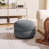 Small Stool Home Cream Style Living Room Round Stool Sofa Stool Low Stool Home Shoe Changing Stool Lamb Velvet Stool