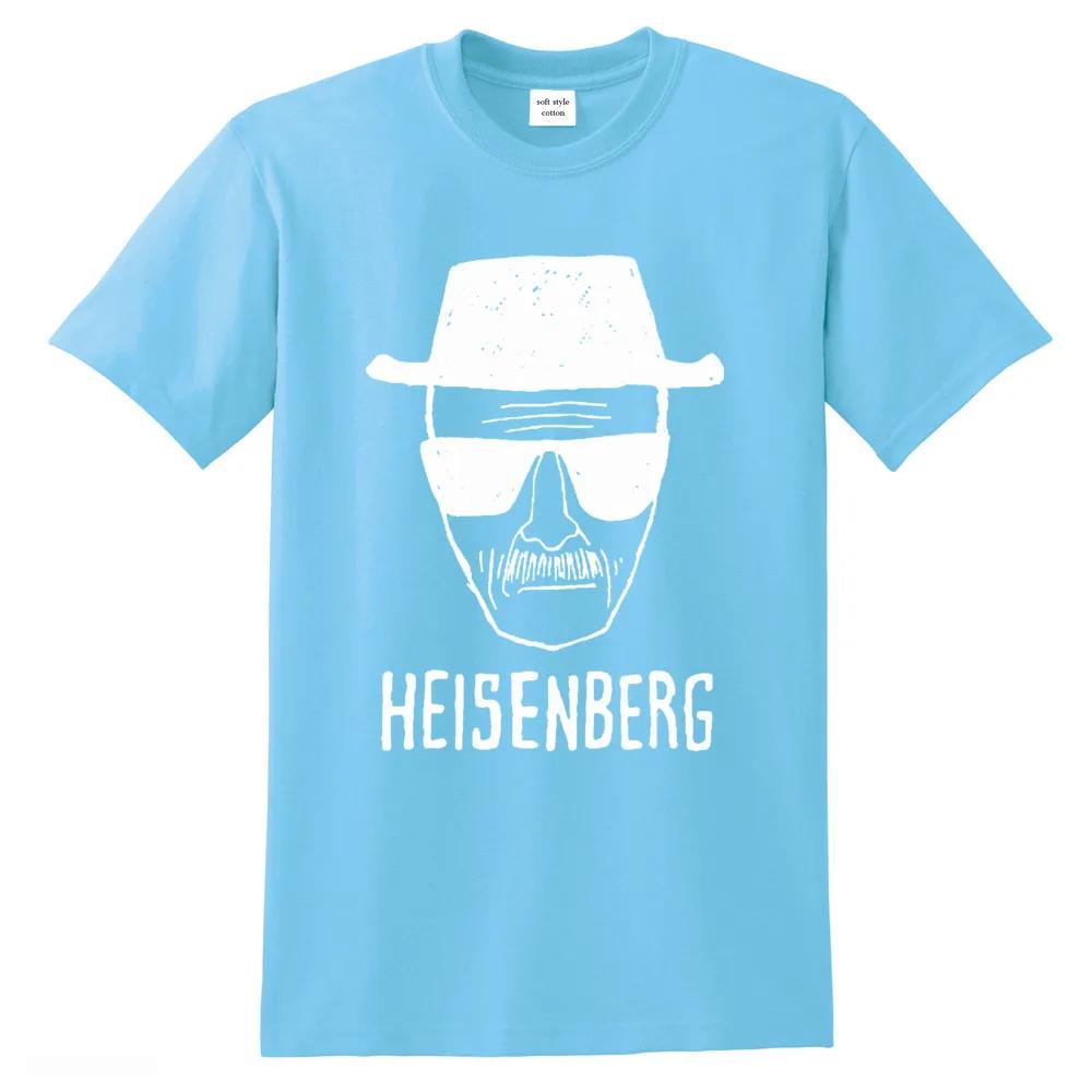 Tricou cool pentru bărbați Haine Breaking Bad Calitate superioară 100% bumbac larg Tricou imprimat Heisenberg casual pentru bărbați