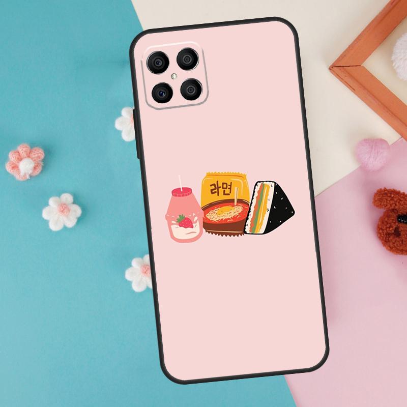 Kawaii Strawberry Milk Case For Honor Magic 7 5 6 Lite Pro Honor X8b X9b X9a X8a X8 X9 X9c 50 70 90 200 Lite Cover