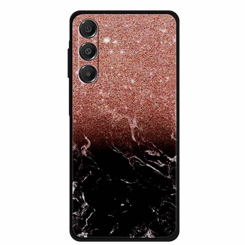 For Samsung Galaxy A14 A15 A16 5G Case Marble Soft TPU Phone Back Cover For Samsung A14 A15 4G Shockproof Silicone Painted Coque