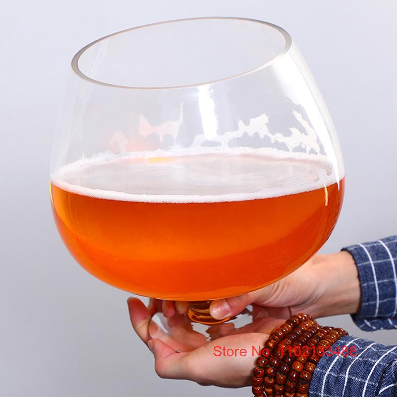 Übergroßer Bierkrug Trickserischer Scherz Oktoberfest Trinkbecher Große Kapazität Aquarium Bierkrug Hohe Kapazität Riesiger Bierkrug