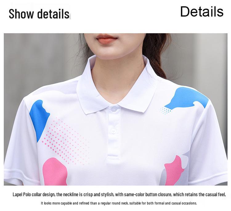 Unisex Quick-Dry Badminton Outfit: Polo Shirt & Long Pants Set for Tennis/Table Tennis Training