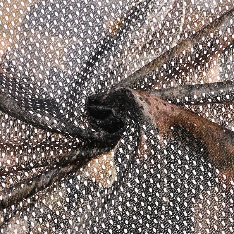 Großer Camouflage-Schal Scharfschütze Jäger Mesh Gesichtsschal Herren Reiten Radfahren Schleier Camping Jagd Angeln Wandern Schals