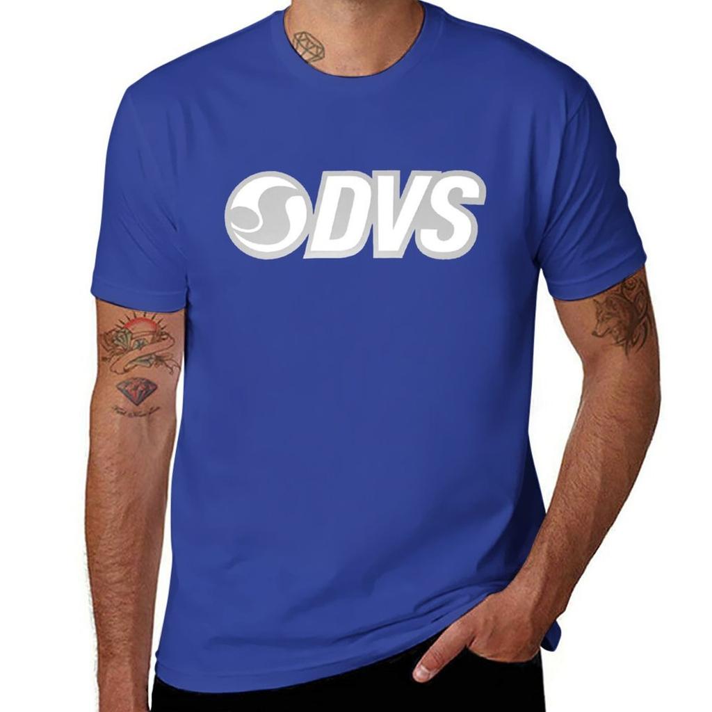 DVS Retro Skateboard T Shirt Design. T-Shirt Customizeds Blanks Mens Plain T Shirts