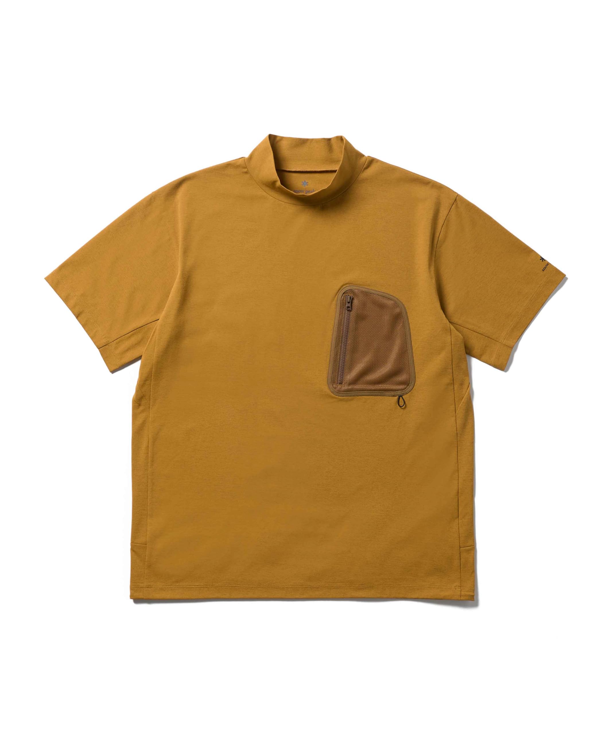 Snow Peak Water Active T-Shirt MUSTARD L, Short Sleeve, Unisex, Amphibious, for Men and Women