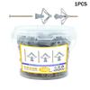 100Pcs Drywall Anchor Kit Hollow Wall Anchors Plasterboard Plugs Screws Butterfly Expansion Tube Pipe